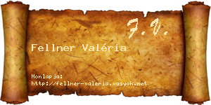 Fellner Valéria névjegykártya